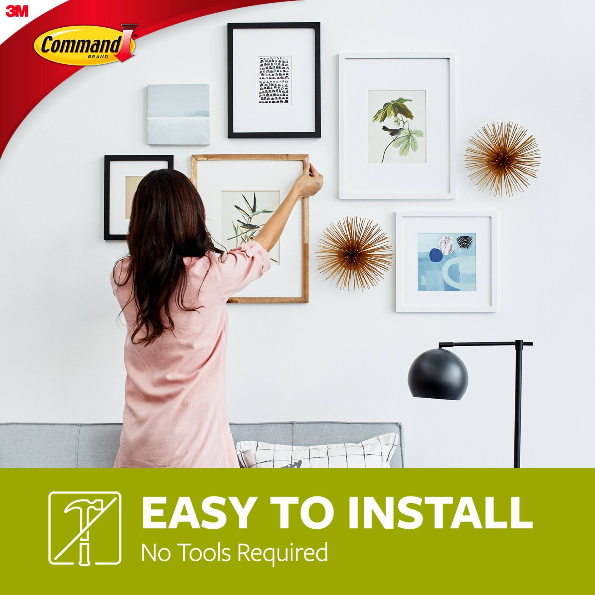 3M Command™ Sticky Nail Sawtooth Metal Hanger